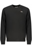 FILA Herren-Sweatshirt mit Reißverschluss, schwarz