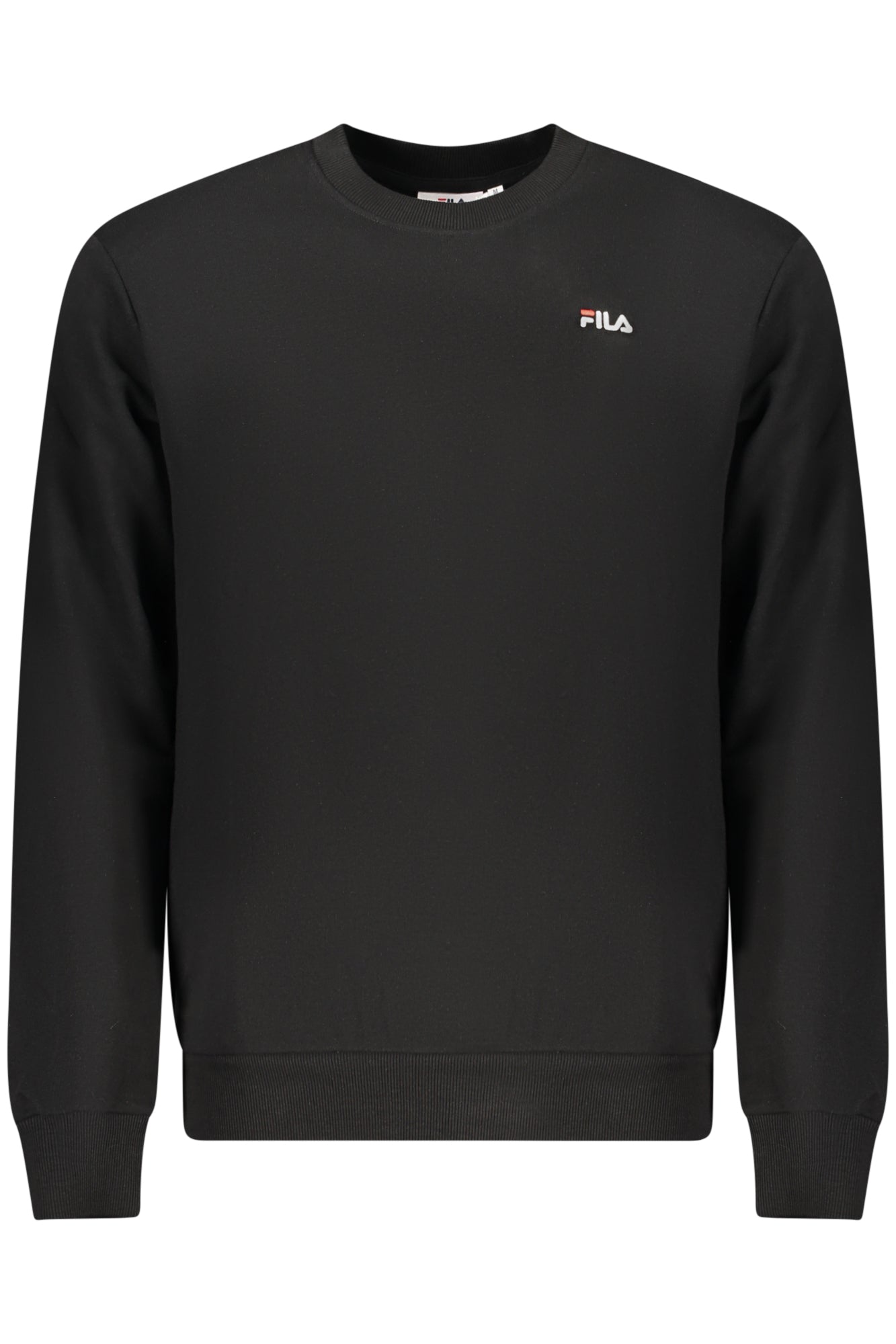 FILA Sweatshirt Herren mit Reißverschluss – Blau, angerautes Material Schwarz