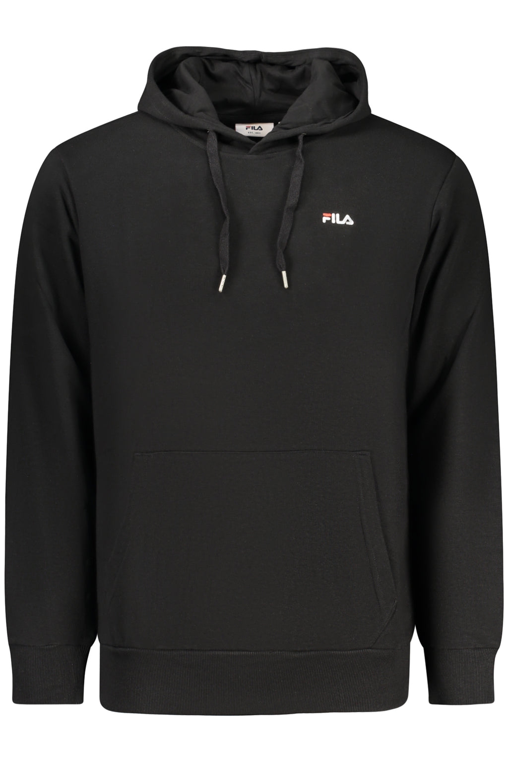 FILA Herren-Sweatshirt mit Reißverschluss, schwarz