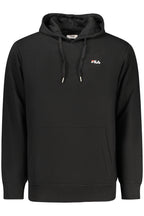 FILA Herren-Sweatshirt mit Reißverschluss, schwarz