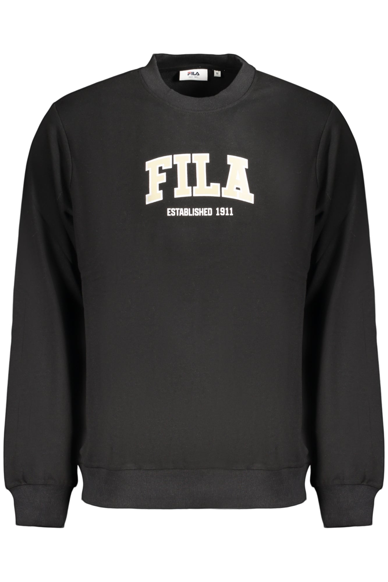 FILA Herren Sweatshirt – aus Baumwolle, Fleece | Sweatshirts Schwarz