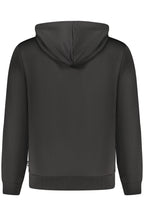 FILA Herren-Sweatshirt mit Reißverschluss, schwarz
