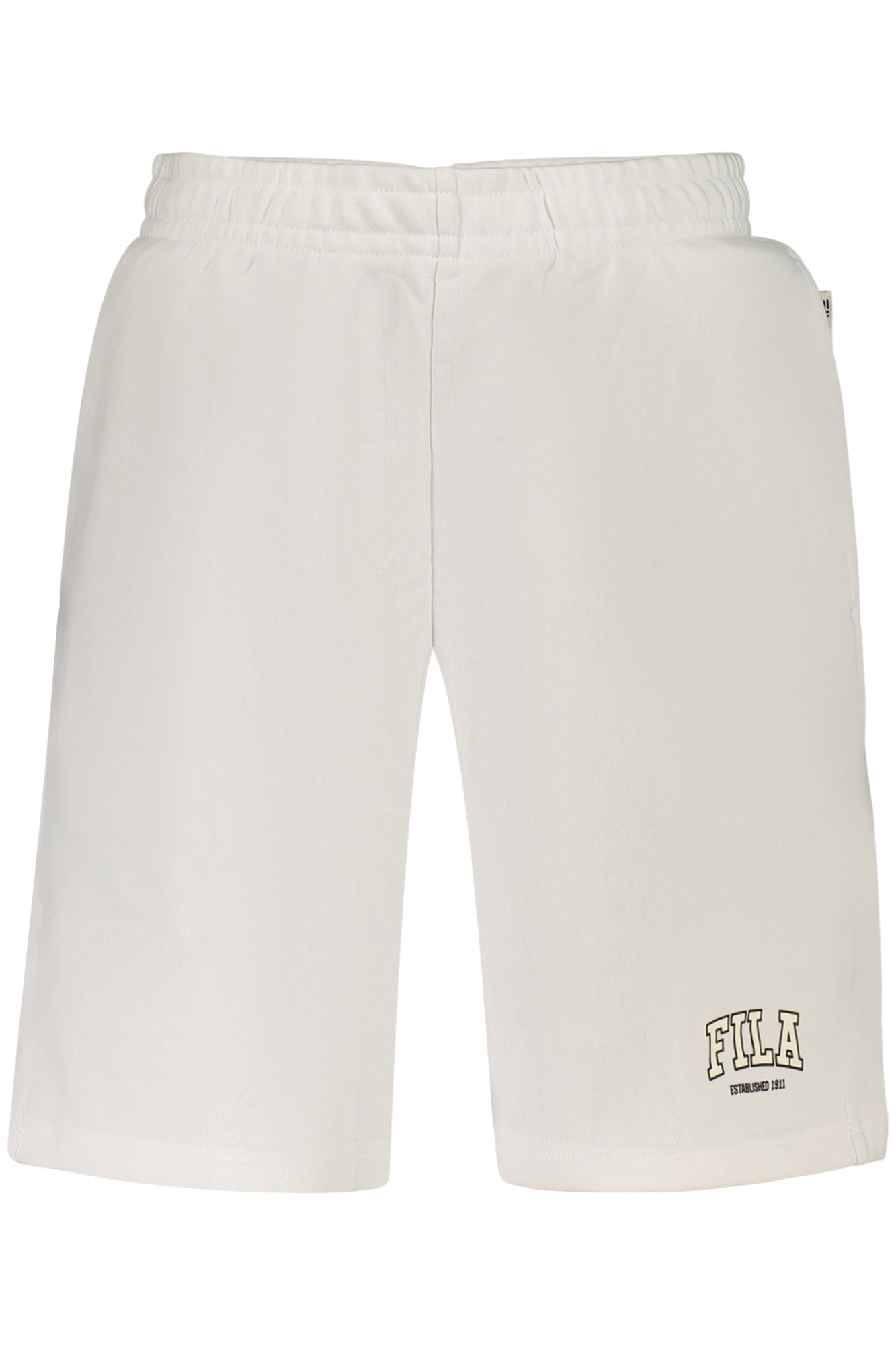 FILA Herren Jogginghose – Shorts, mit Taschen, aus Baumwolle Weiß