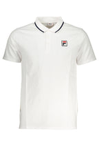 FILA HERREN-POLOSHIRT MIT KURZEN ÄRMELN, WEISS
