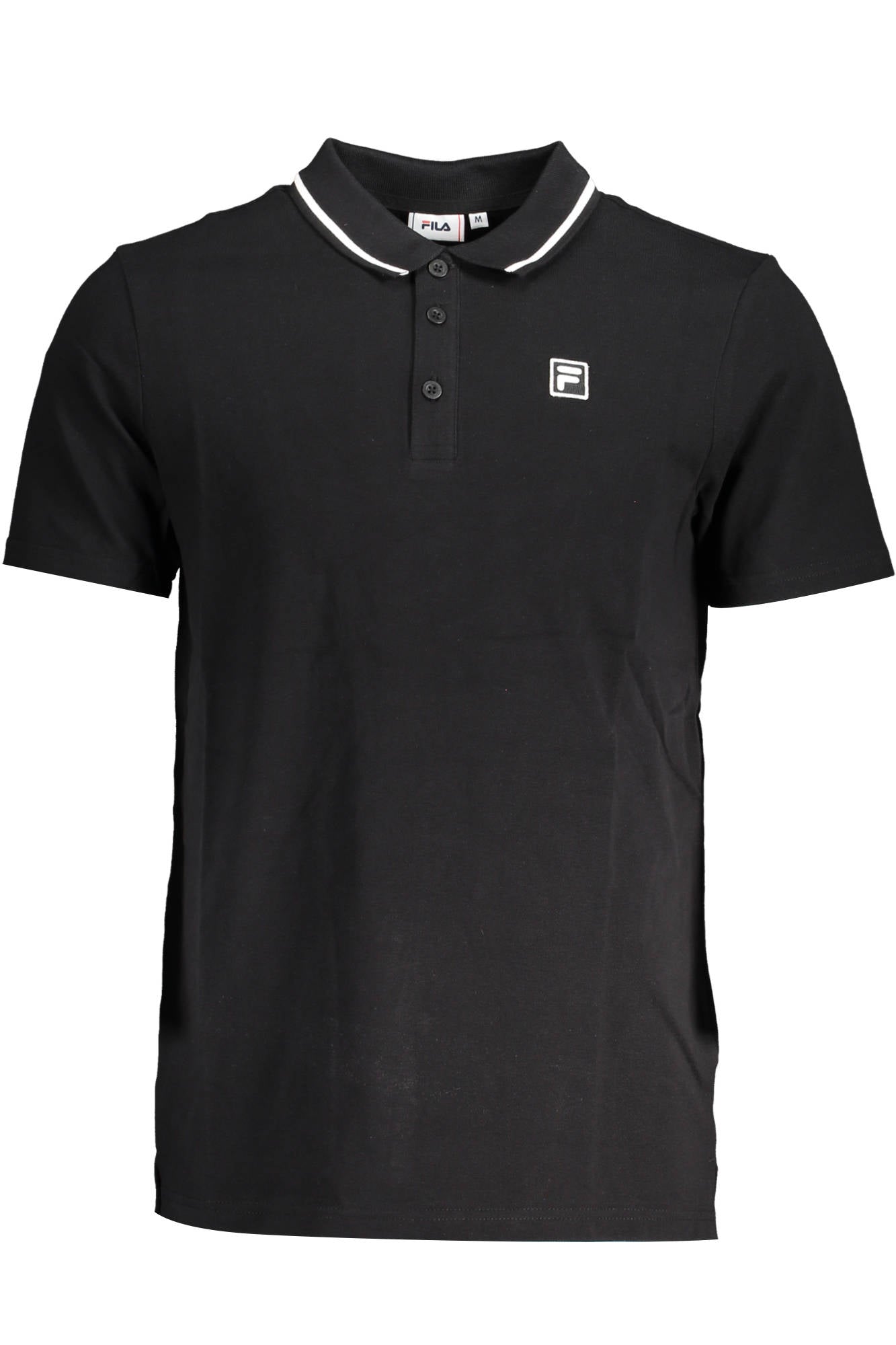 SCHWARZES KURZÄRMELIGES POLOSHIRT FÜR HERREN VON FILA Hauptbild