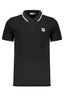 SCHWARZES KURZÄRMELIGES POLOSHIRT FÜR HERREN VON FILA
