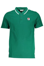 FILA HERREN-POLOSHIRT MIT KURZEN ÄRMELN, GRÜN