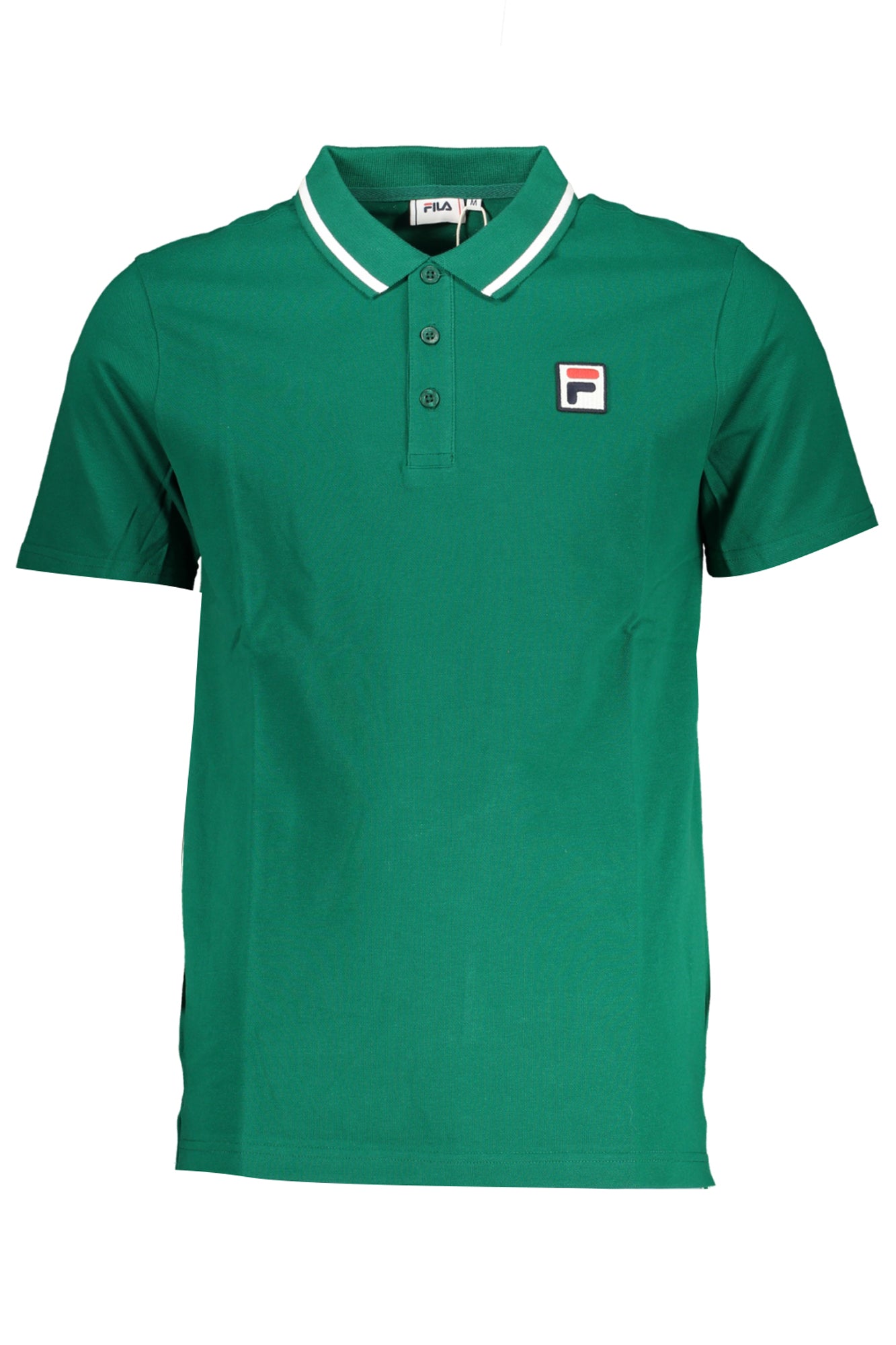 FILA Poloshirt Herren – Weißes Kurzarm-Shirt mit Logo-Applikation | soulluna.de Grün