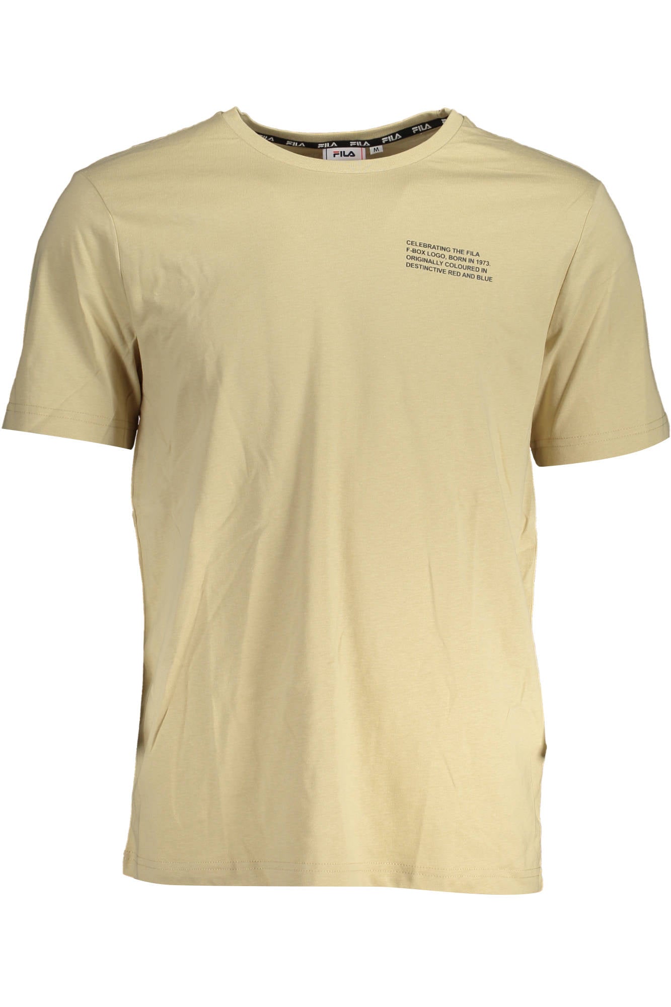 FILA T-Shirt Herren – Blaues Kurzarm-Shirt aus Baumwolle für Sommer Zweitbild