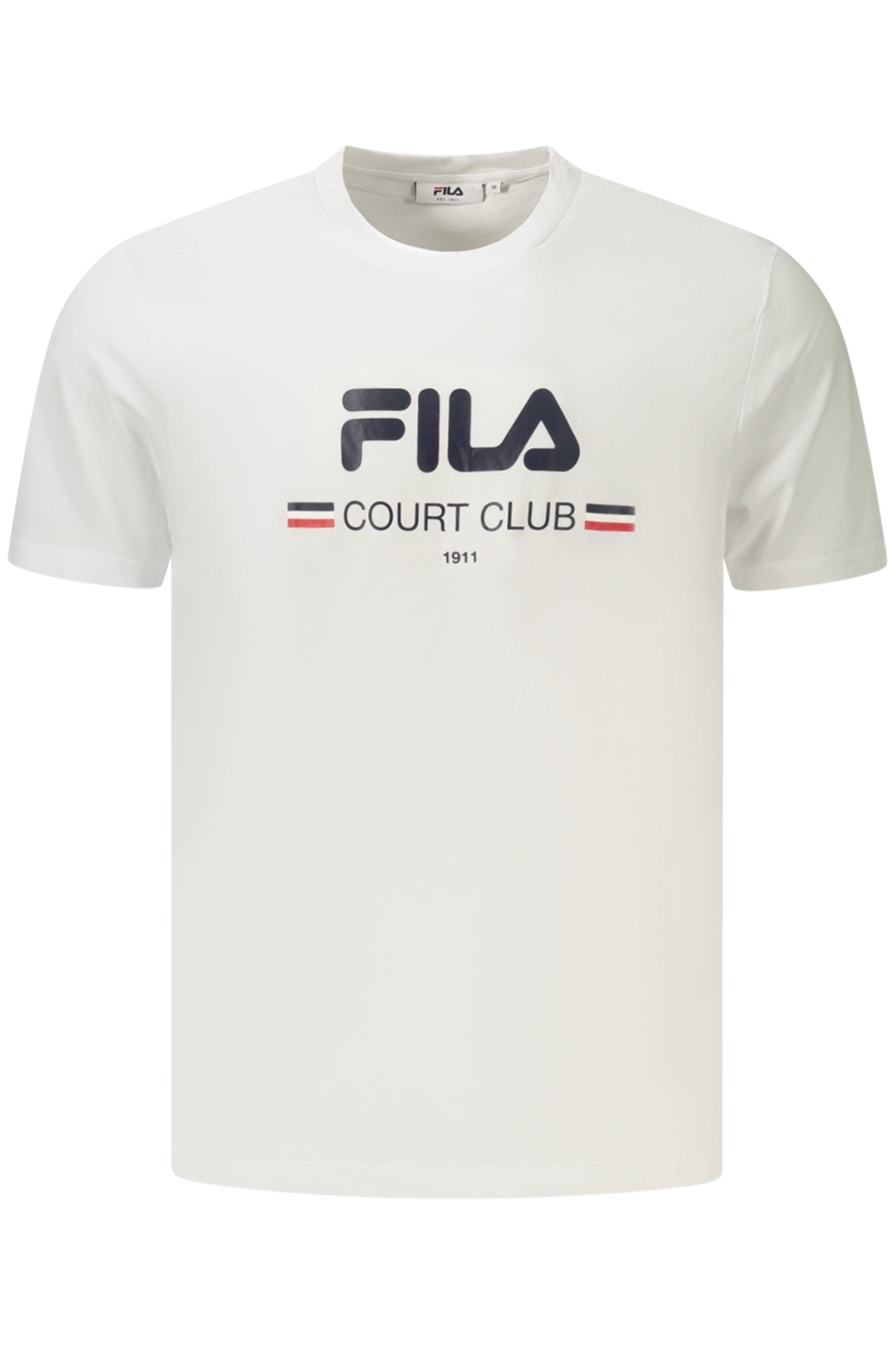 FILA Herren T-Shirt – Kurzarm, aus Baumwolle | T-Shirts Weiß Hauptbild