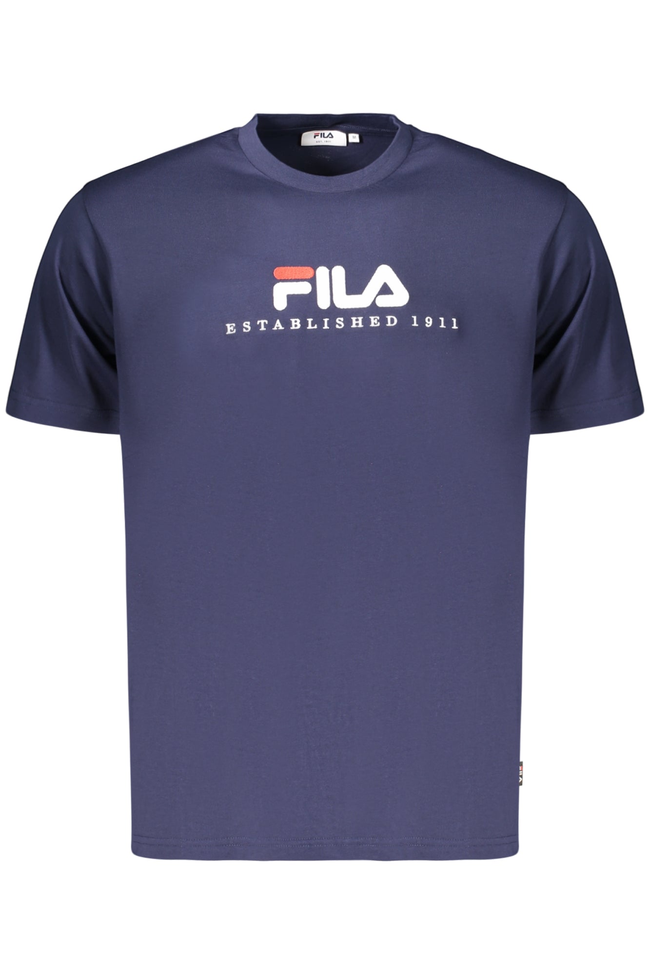 FILA Herren T-Shirt – Kurzarm, aus Baumwolle | T-Shirts Blau