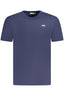 FILA Herren T-Shirt – Regular Fit, Kurzarm, aus Baumwolle Blau