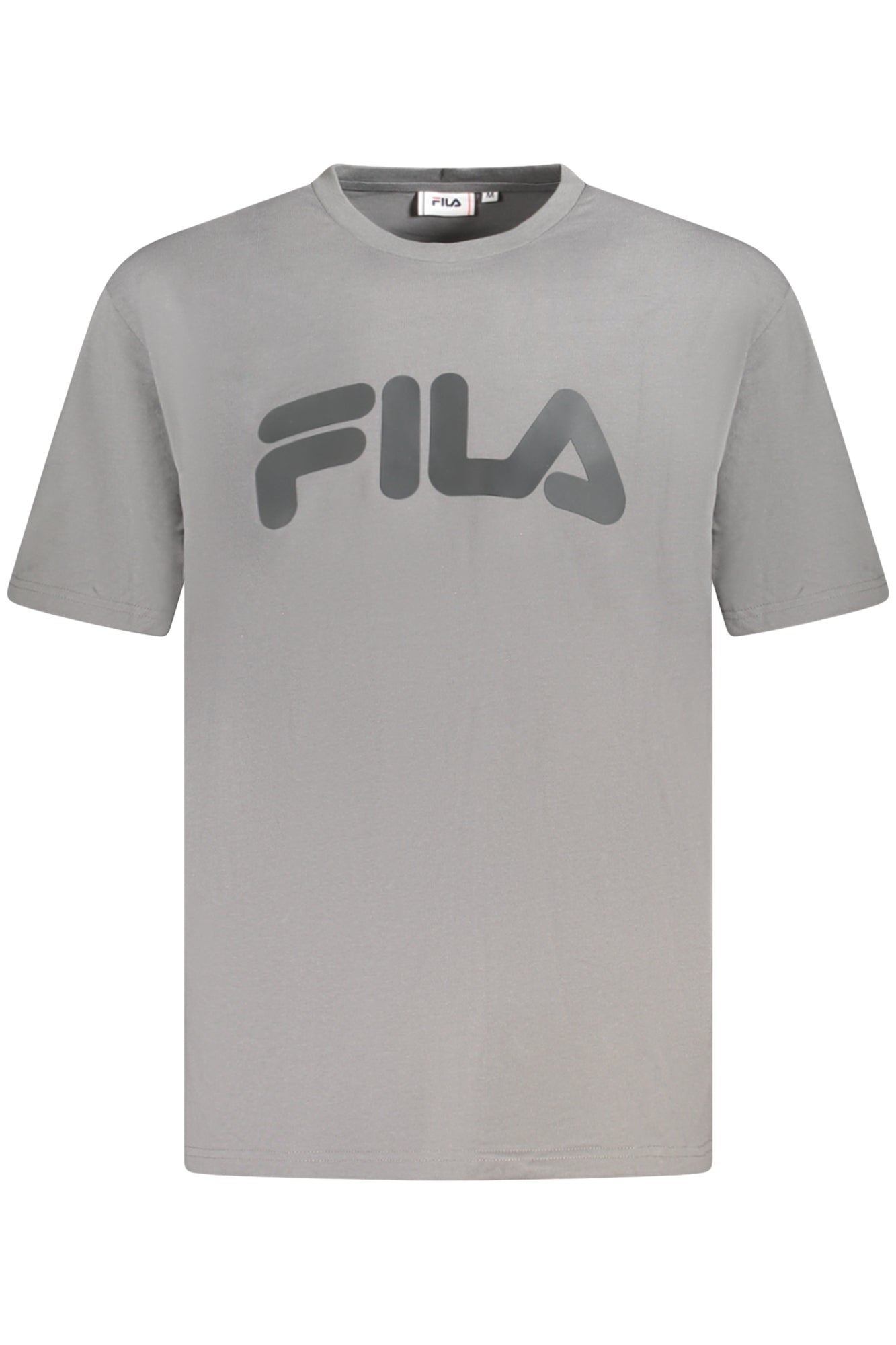 FILA Kurzarm-T-Shirt Herren Grau – Loose Fit Baumwolle für Sommer Grau