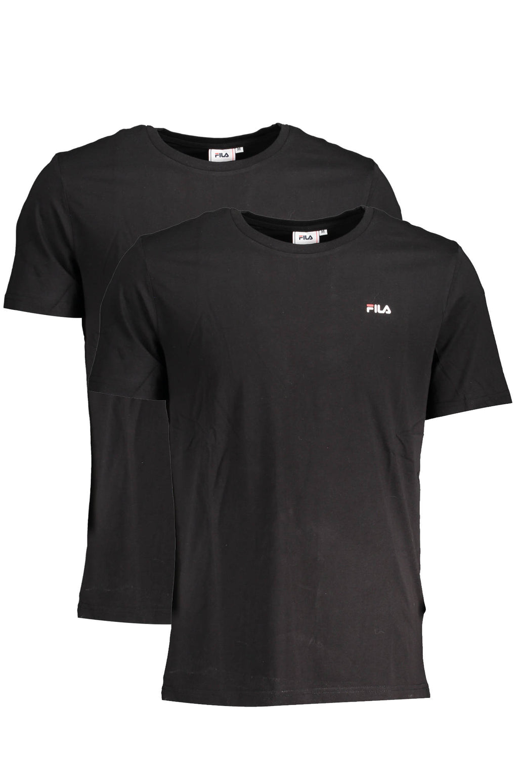 FILA SCHWARZES MANN-KURZARM-T-SHIRT