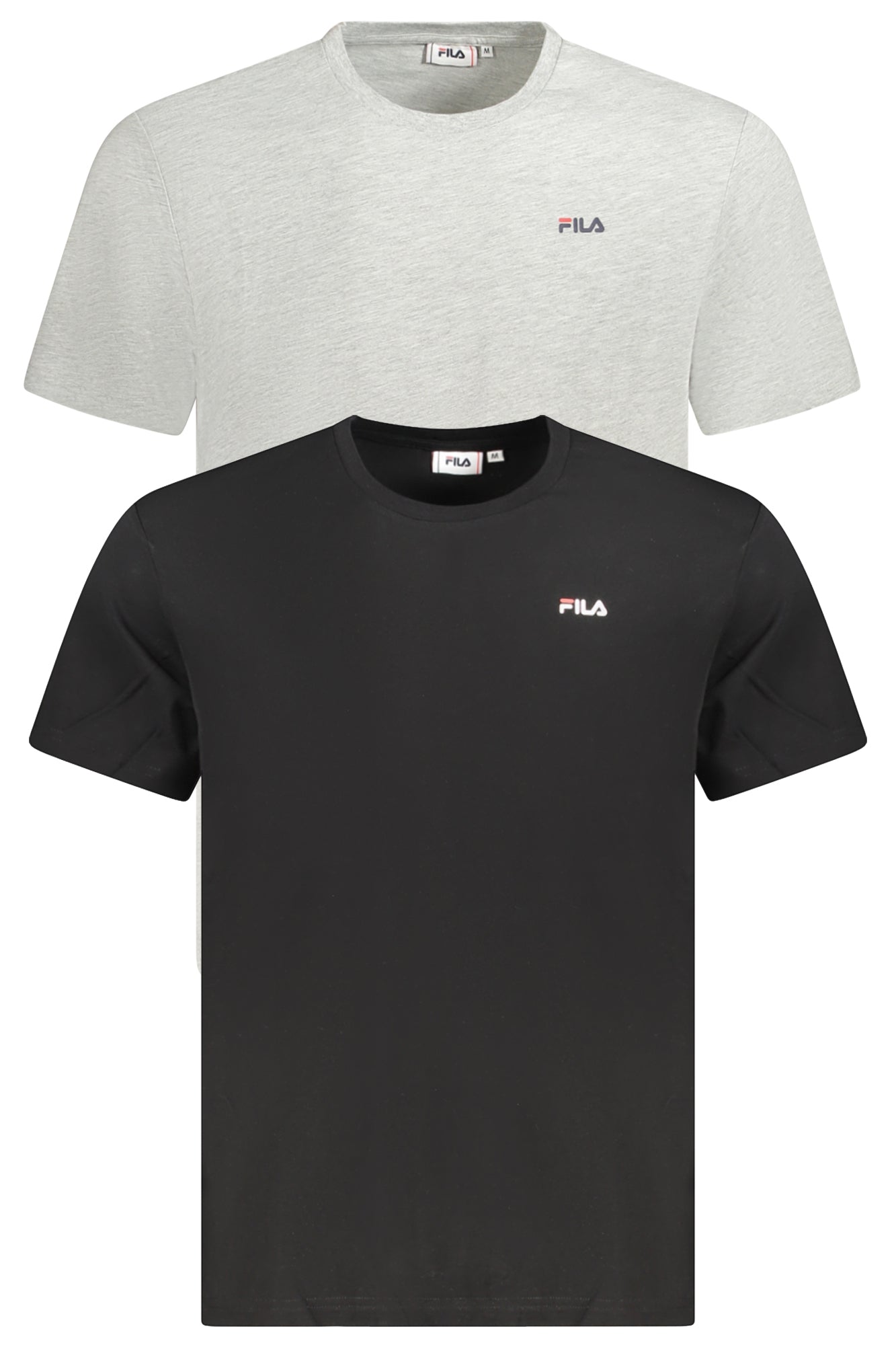 FILA Herren T-Shirt – Kurzarm, aus Baumwolle | T-Shirts Schwarz