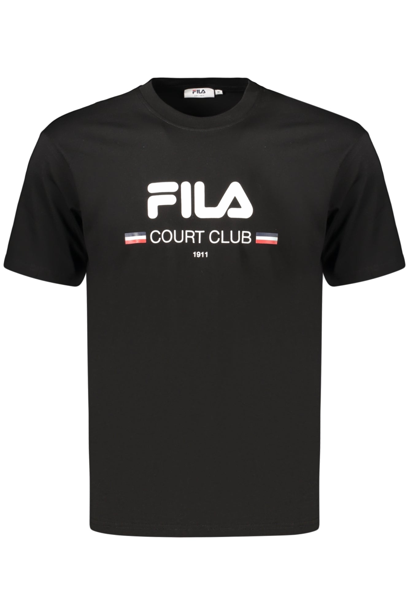 FILA Herren T-Shirt – Kurzarm, aus Baumwolle | T-Shirts Schwarz
