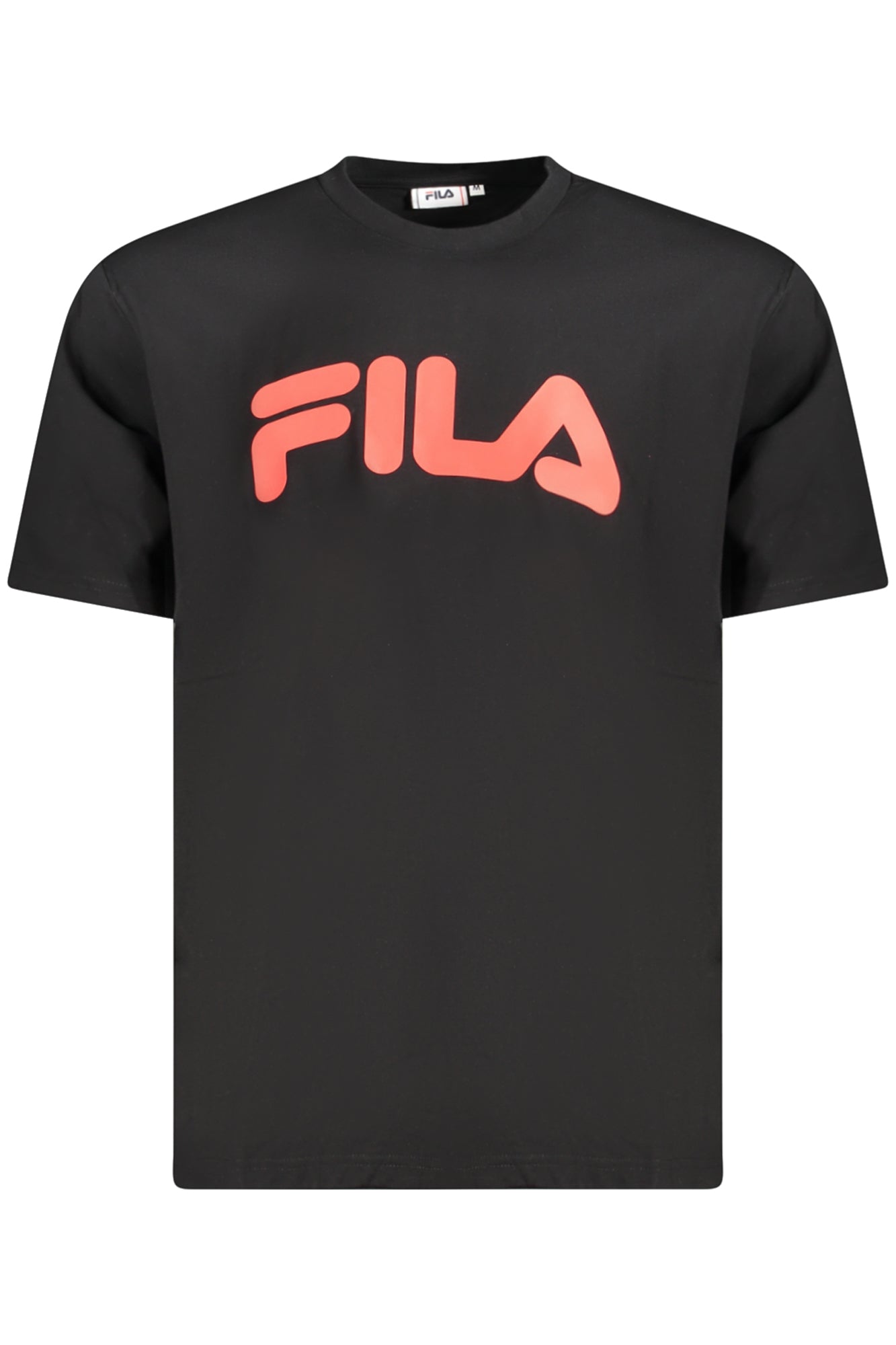 FILA Kurzarm-T-Shirt Herren Grau – Loose Fit Baumwolle für Sommer Schwarz
