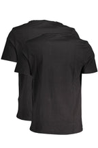 FILA SCHWARZES MANN-KURZARM-T-SHIRT