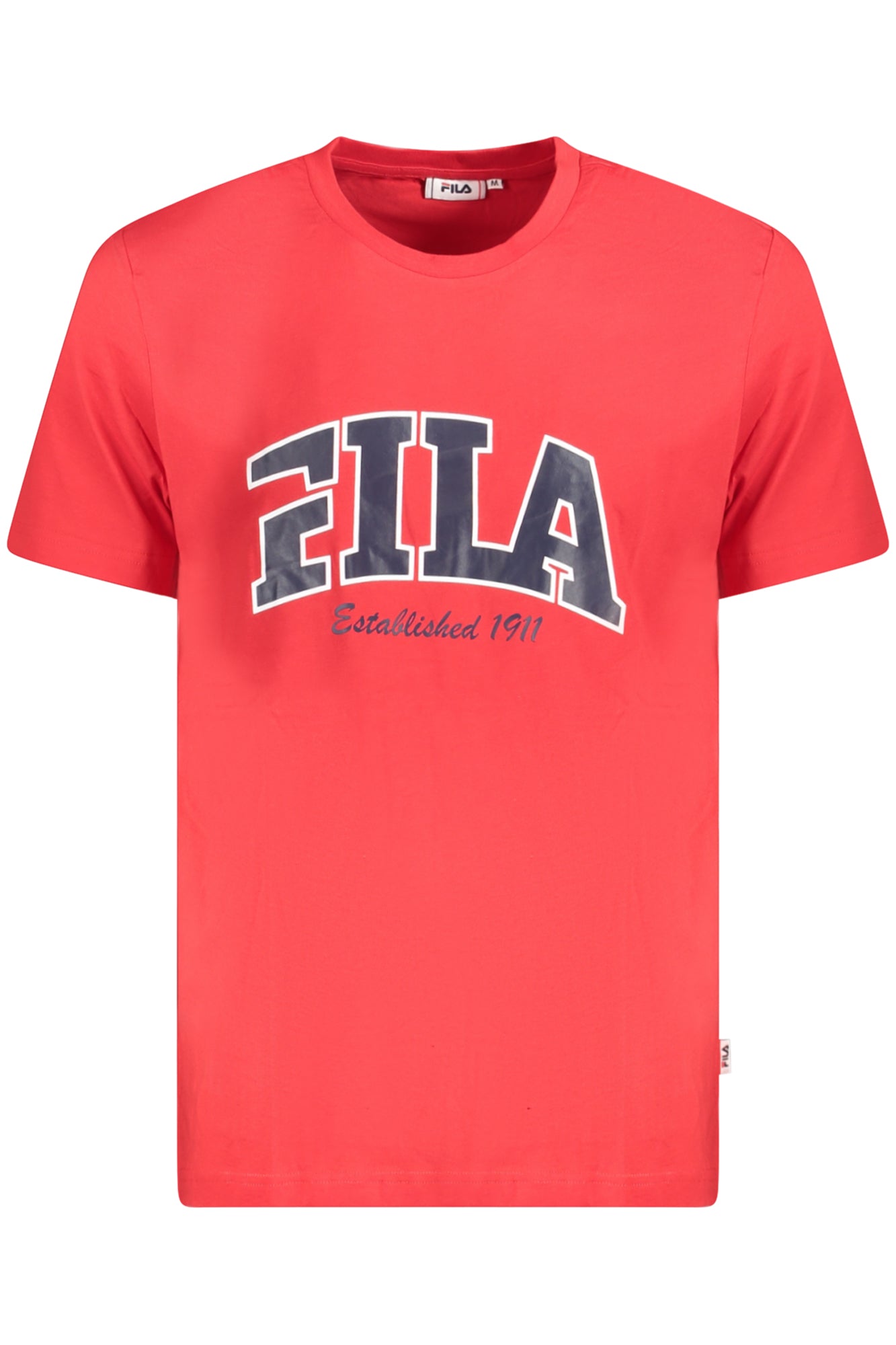 FILA Herren T-Shirt – Regular Fit, Kurzarm | T-Shirts Rot