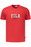 FILA Herren T-Shirt – Kurzarm, aus Baumwolle | T-Shirts Rot