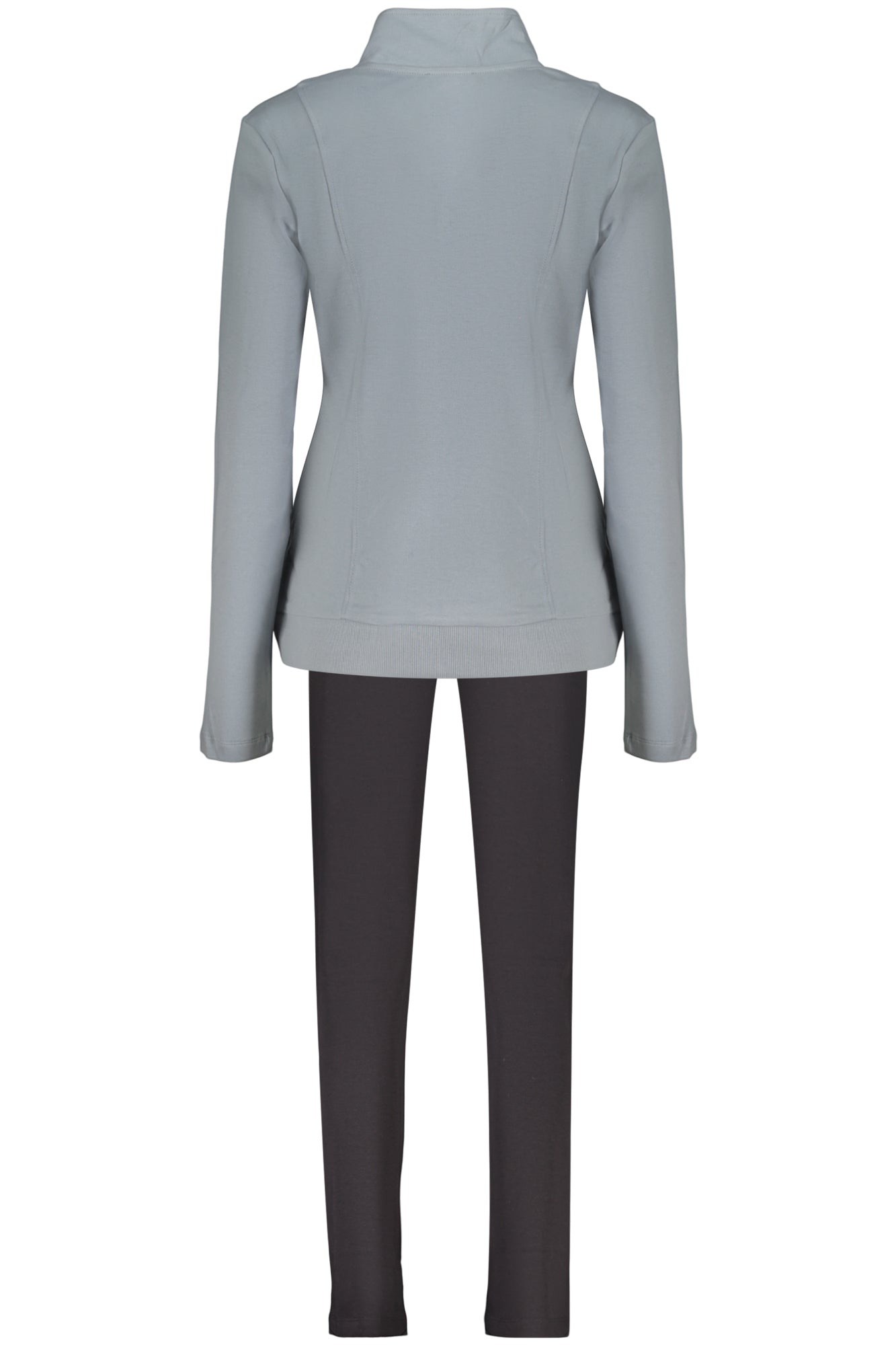FREDDY Damen Sweatshirt – Langarm, mit Taschen, sportlich Hellblau