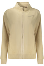 FREDDY BEIGE DAMEN-SWEATSHIRT MIT REISSVERSCHLUSS