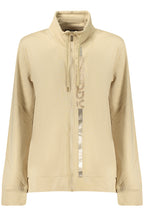 FREDDY BEIGE DAMEN-SWEATSHIRT MIT REISSVERSCHLUSS