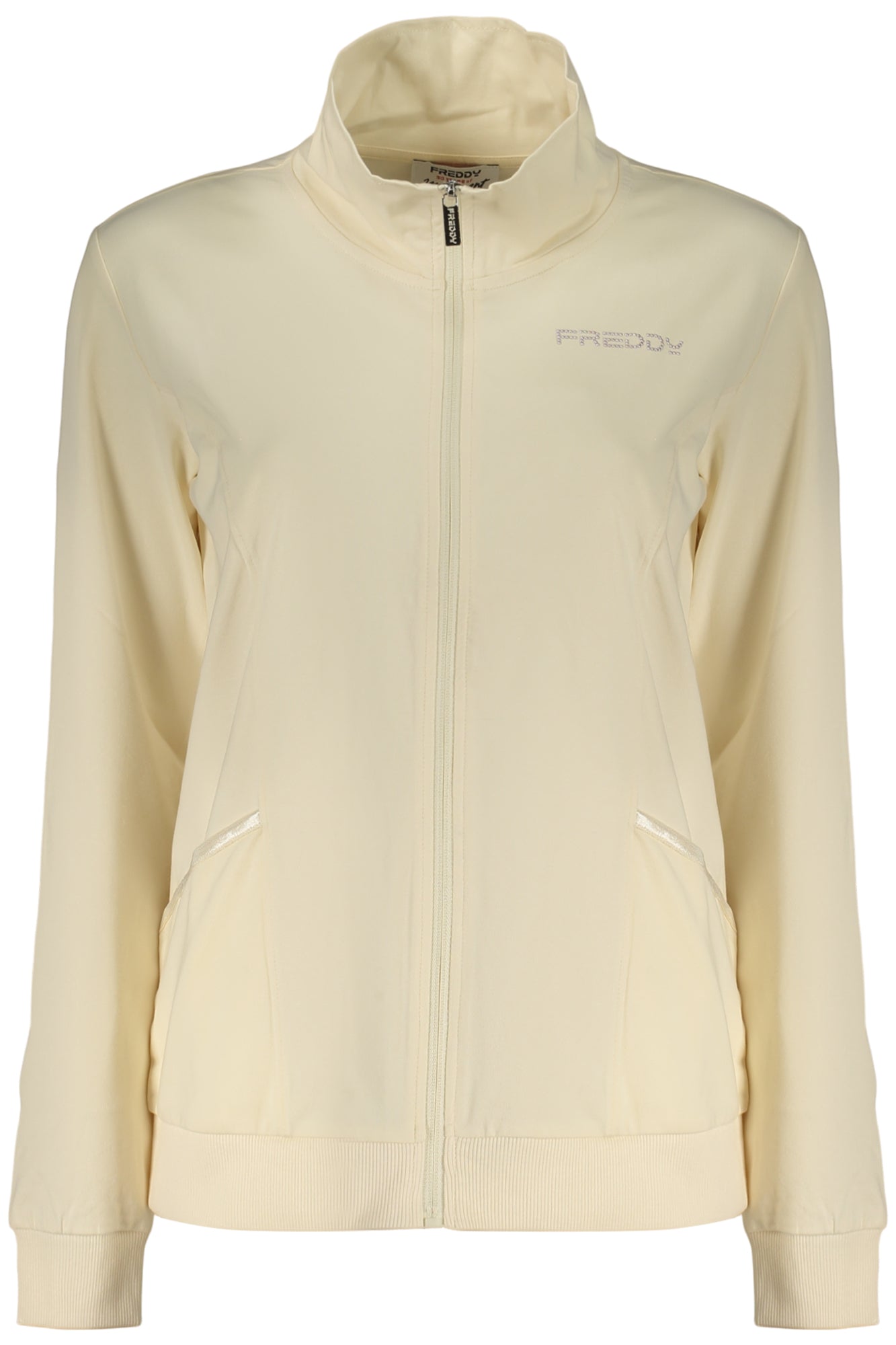FREDDY Damen Sweatshirt – mit Taschen, mit Reißverschluss Zweitbild