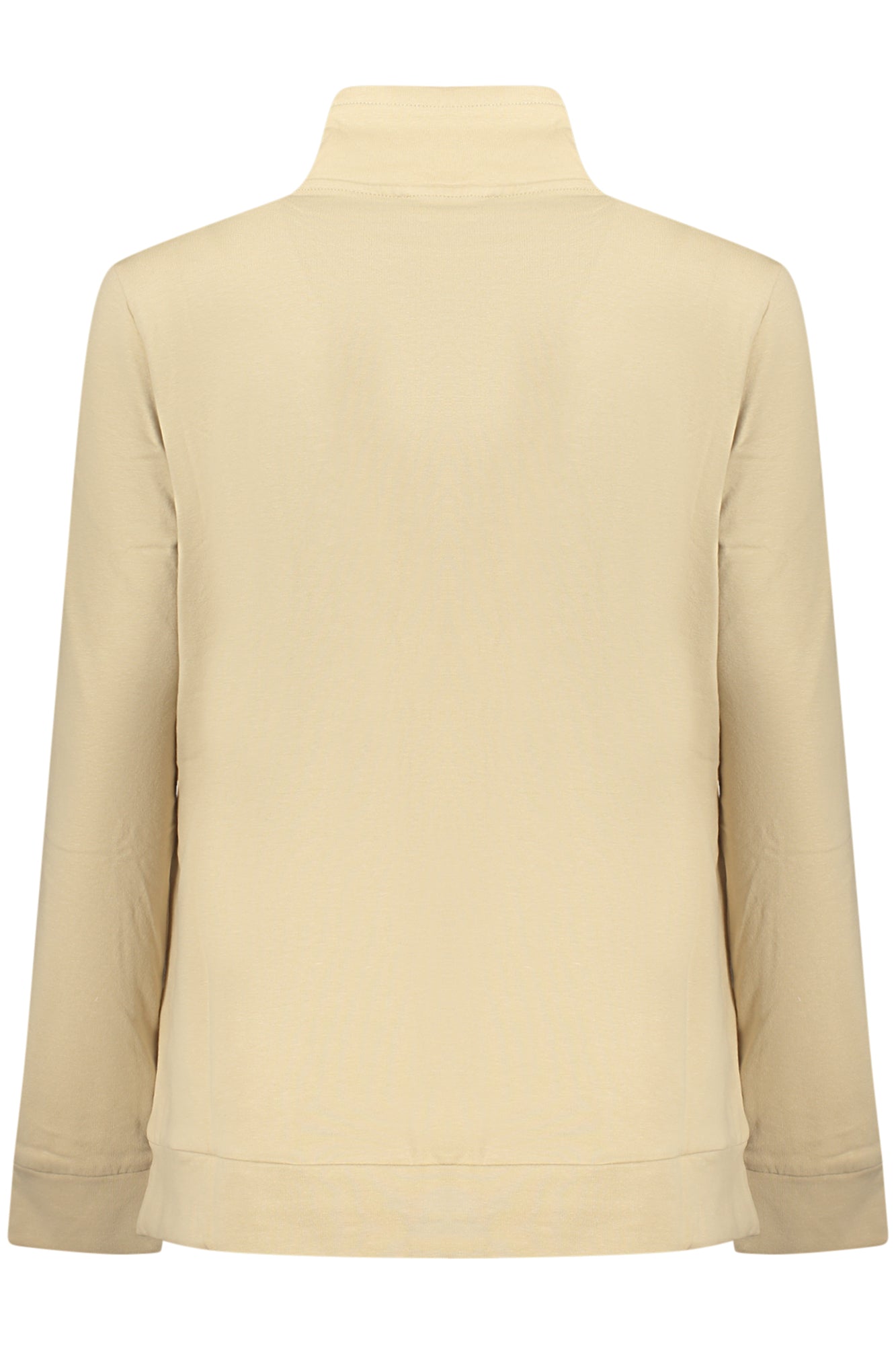 FREDDY Sweatshirt Damen mit Reißverschluss – Blaues Langarmshirt mit Strass-Applikation Beige