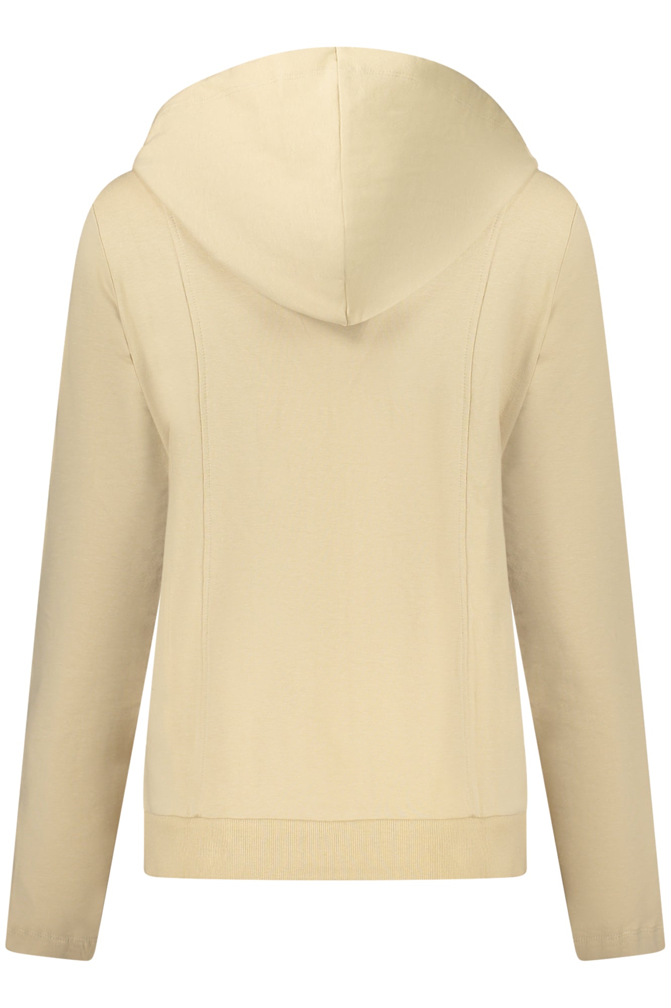 FREDDY Sweatshirt Damen mit Reißverschluss – Hoodie mit Strass-Applikation Beige