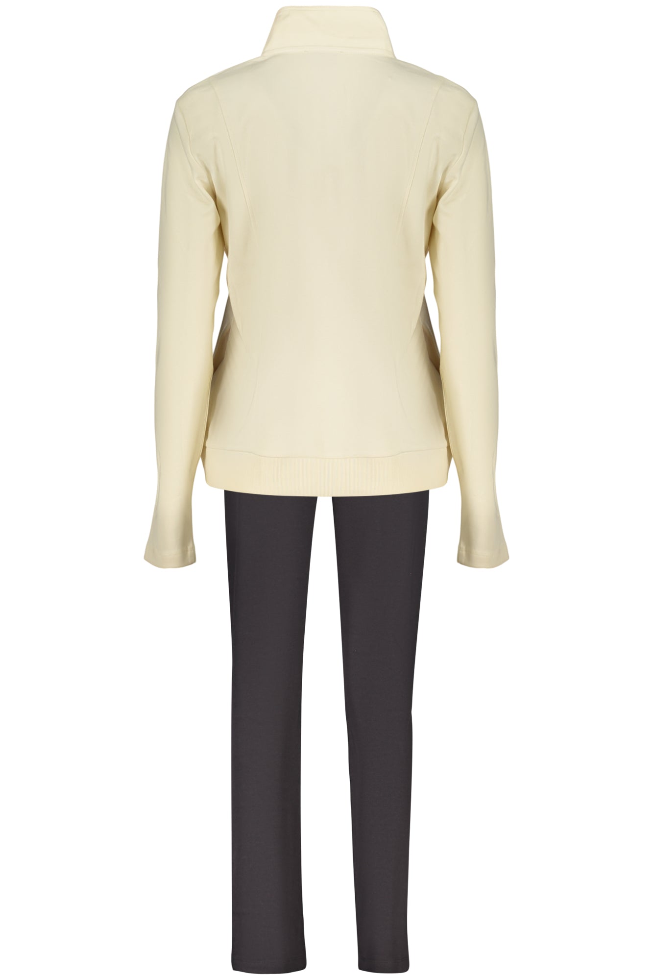 FREDDY Damen Sweatshirt – Langarm, mit Taschen, sportlich Beige