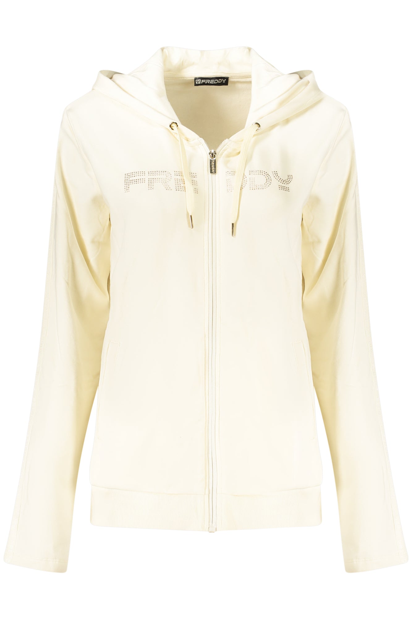 FREDDY Damen Sweatshirt – Langarm, mit Taschen | Sweatshirts Weiß