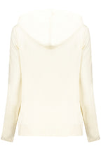 FREDDY WEISSES DAMEN-SWEATSHIRT MIT REISSVERSCHLUSS