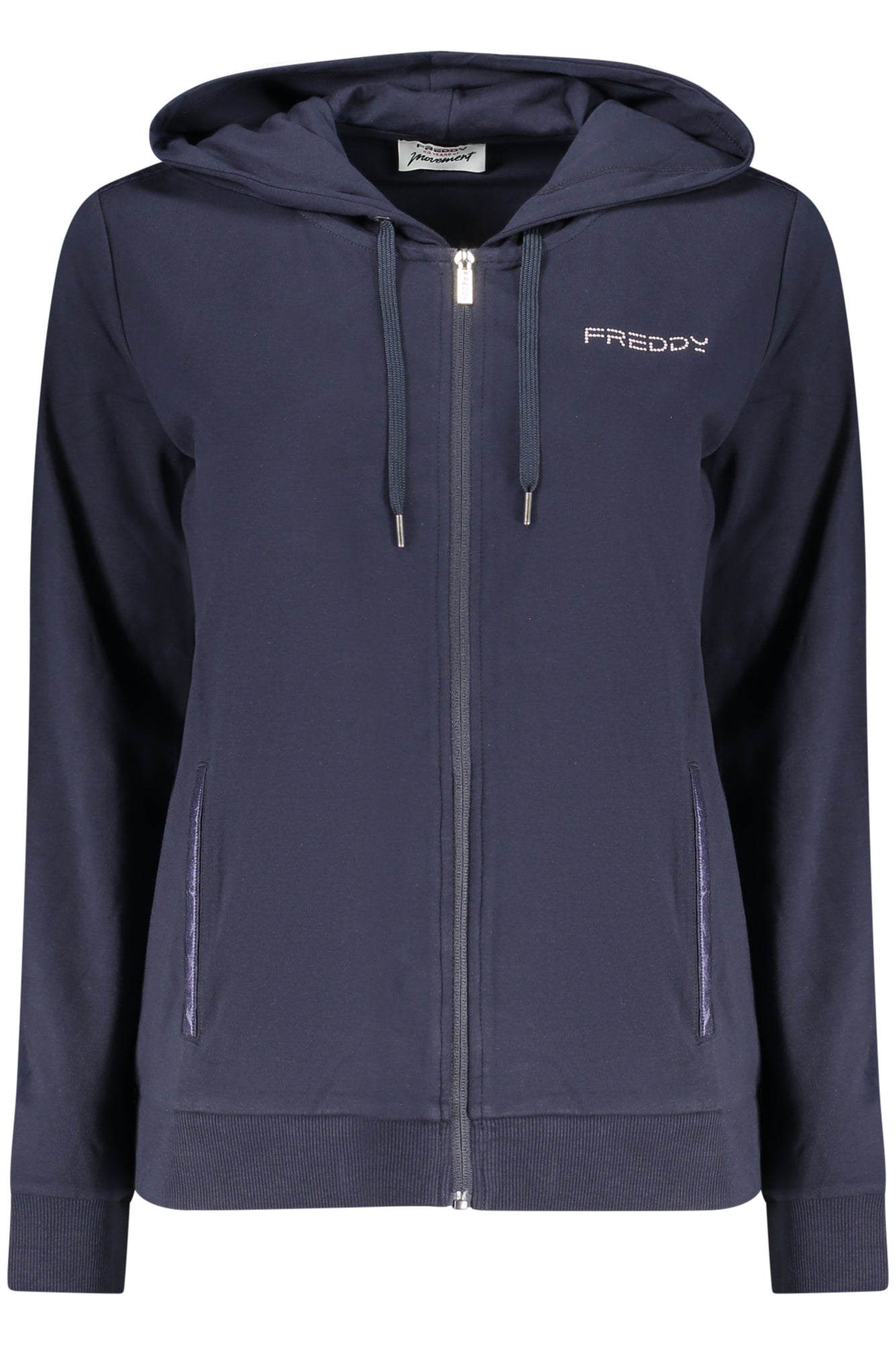 FREDDY Damen Sweatshirt – Hoodie, mit Taschen | Sweatshirts Blau