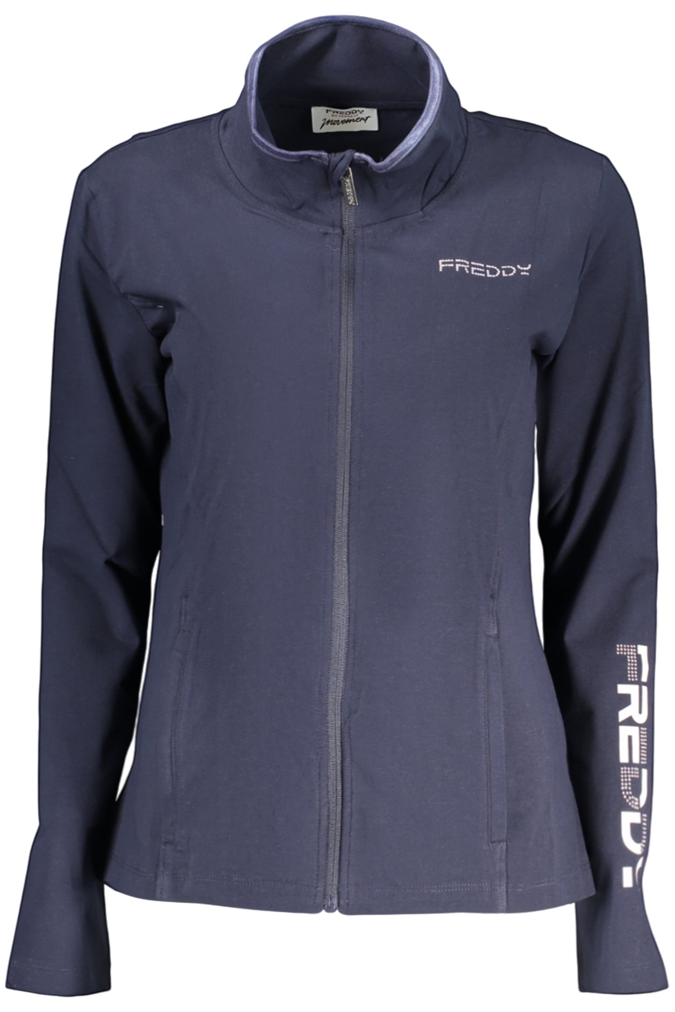 FREDDY Damen Sweatshirt – mit Taschen, mit Reißverschluss Zweitbild