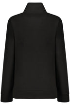 FREDDY SCHWARZES DAMEN-SWEATSHIRT MIT REISSVERSCHLUSS