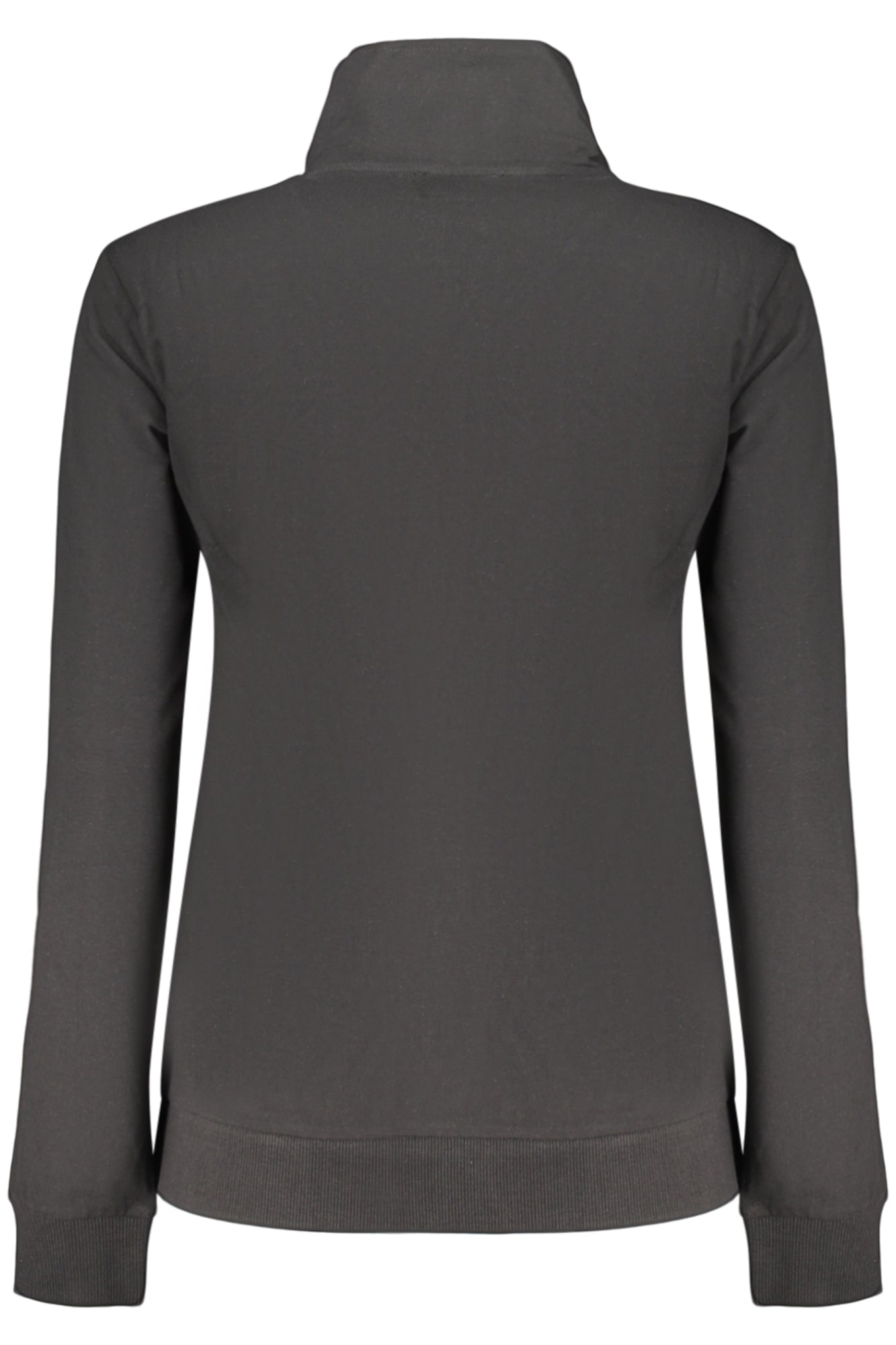 FREDDY Damen Sweatshirt – mit Taschen, mit Reißverschluss Schwarz
