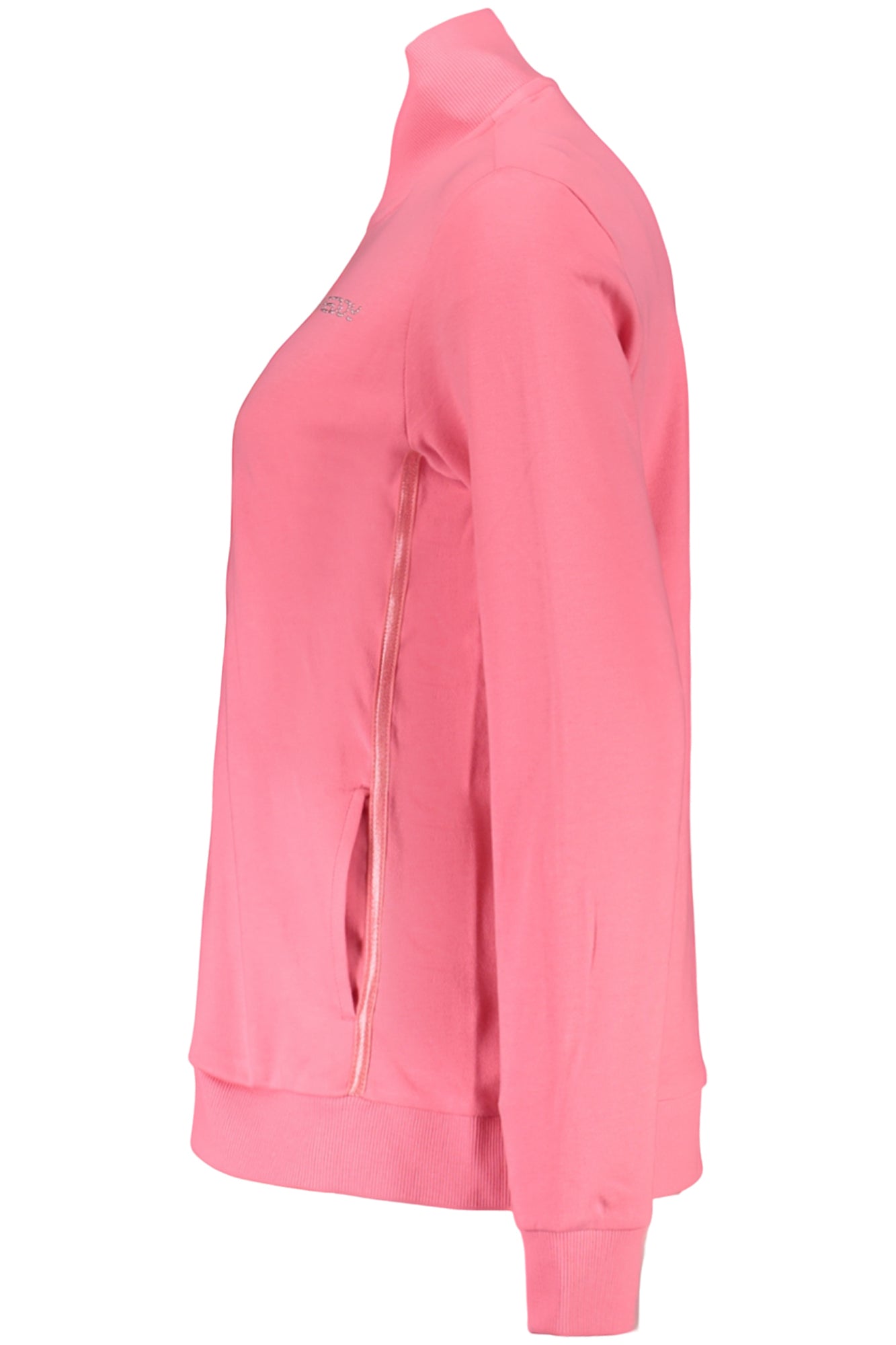 FREDDY Damen Sweatshirt – Langarm, mit Taschen, sportlich Rosa