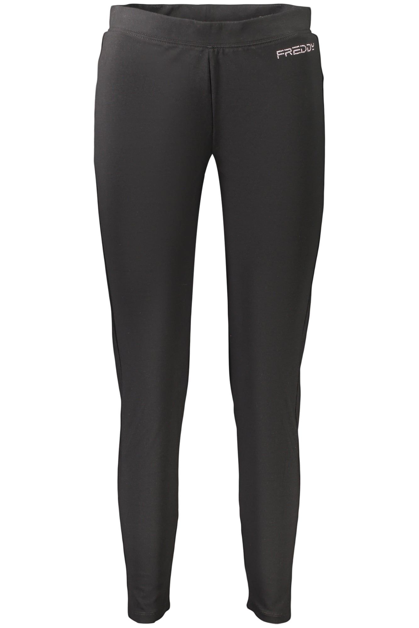 FREDDY Damen Hosen – mit elastischem Bund, elastischer Bund Schwarz