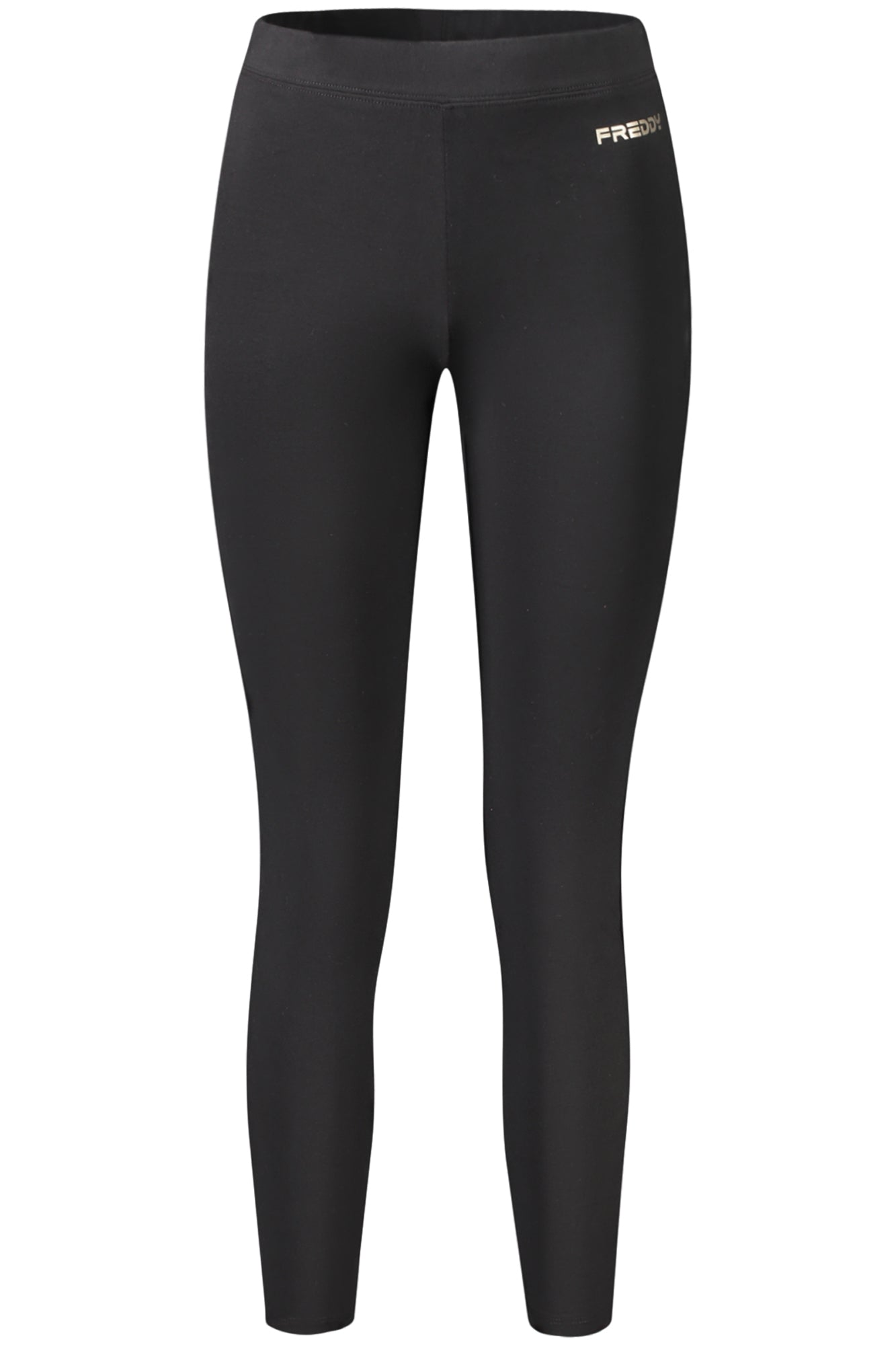 FREDDY Damen-Leggings Schwarz – Elastischer Bund mit Logo-Aufdruck | soulluna.de Schwarz Hauptbild