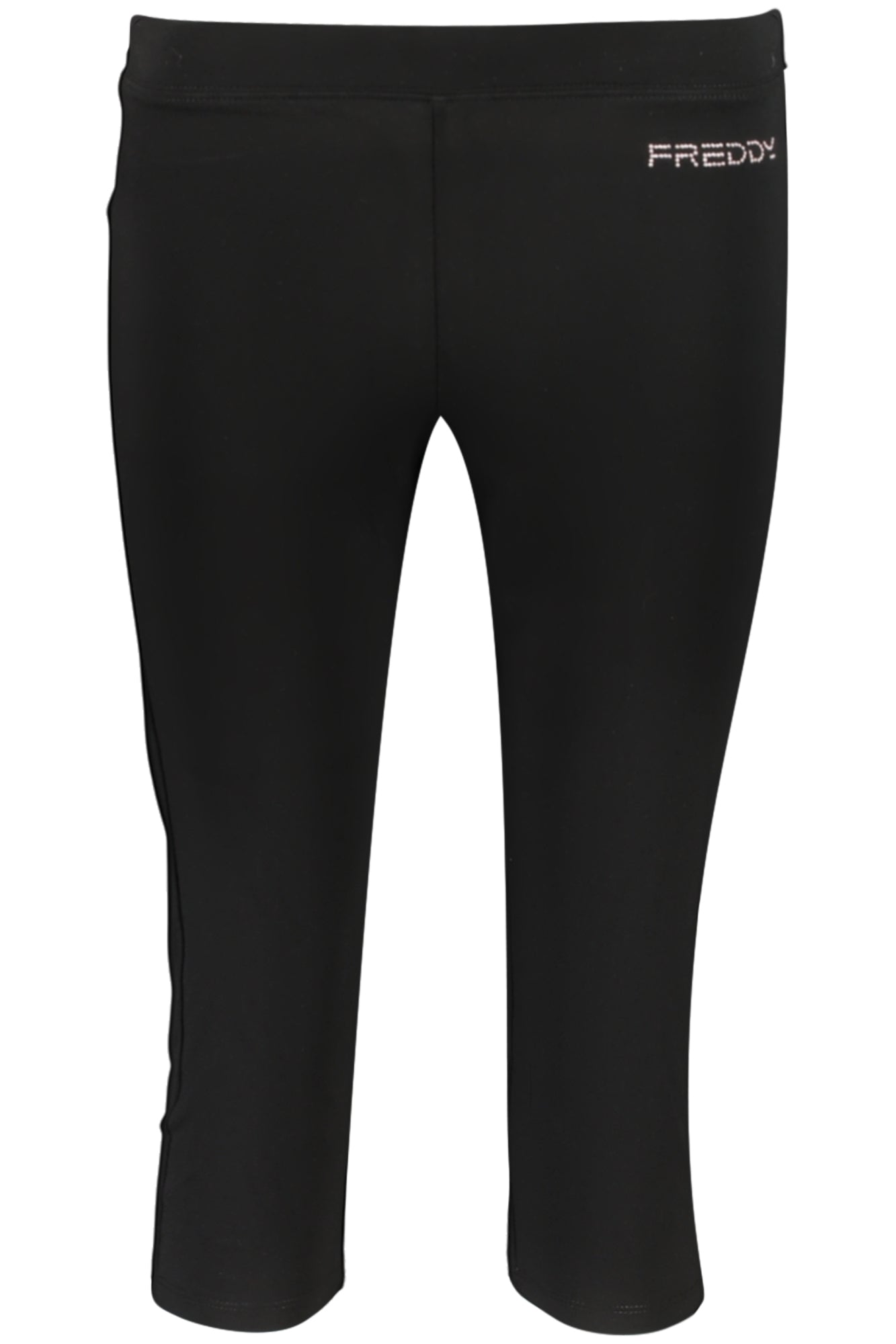 FREDDY Damen Hosen – mit elastischem Bund, elastischer Bund Schwarz