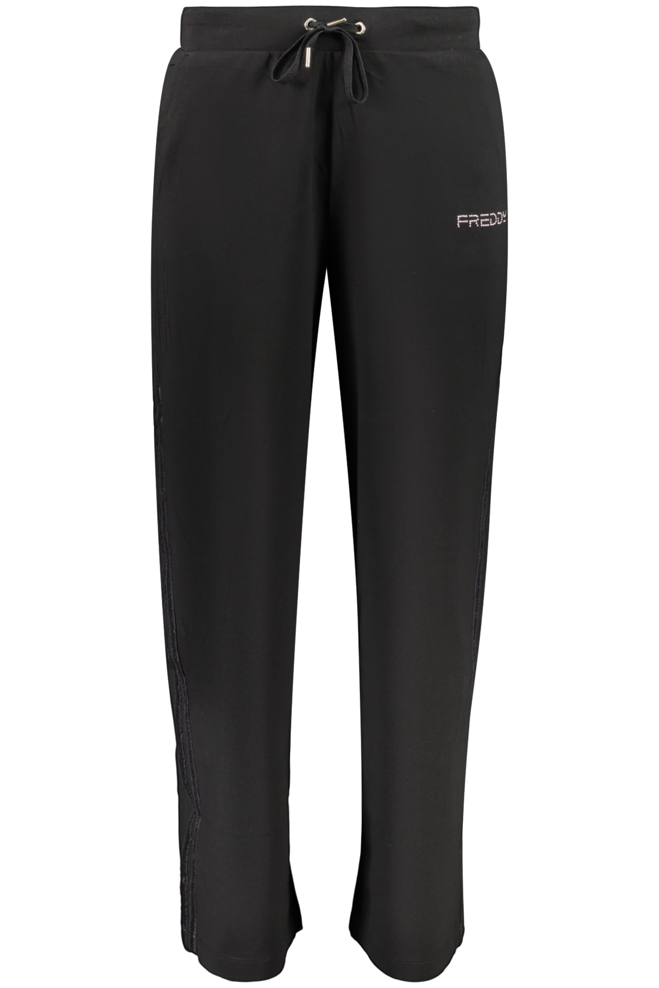 FREDDY Damen Jogginghose – mit elastischem Bund, mit Taschen Schwarz