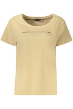 FREDDY DAMEN KURZARM T-SHIRT BEIGE