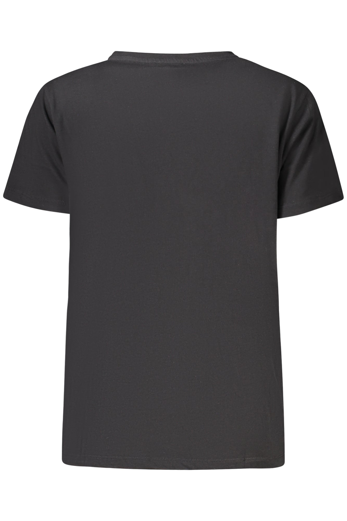 FREDDY Damen Kurzarm T-Shirt Schwarz – Weithals mit Logo-Druck | soulluna.de Schwarz
