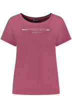 FREDDY LILA KURZARM-T-SHIRT FÜR DAMEN
