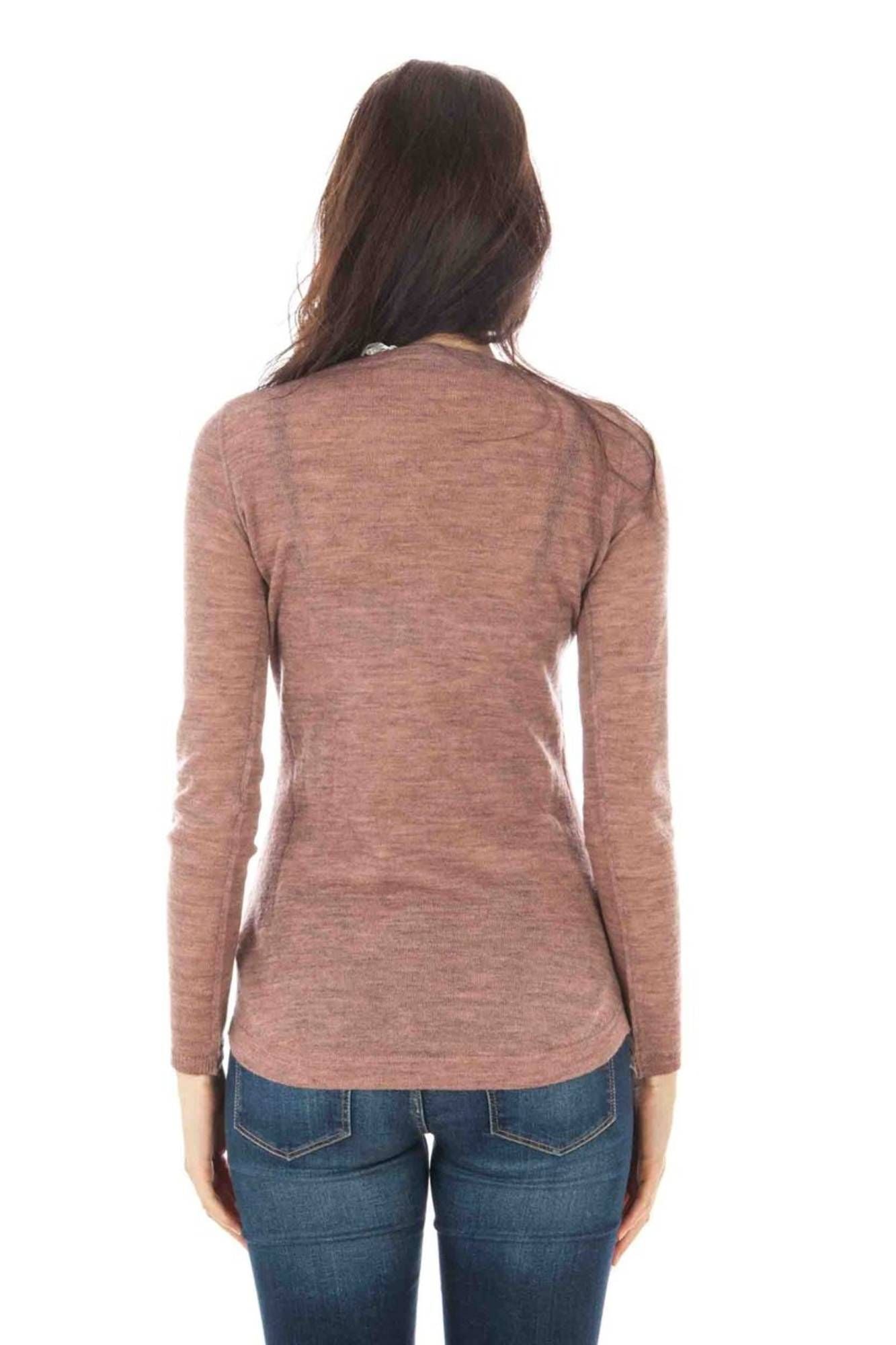 FRED PERRY Rosa Pullover Damen – Langärmlig aus Wolle & Alpaka | HW Rosa