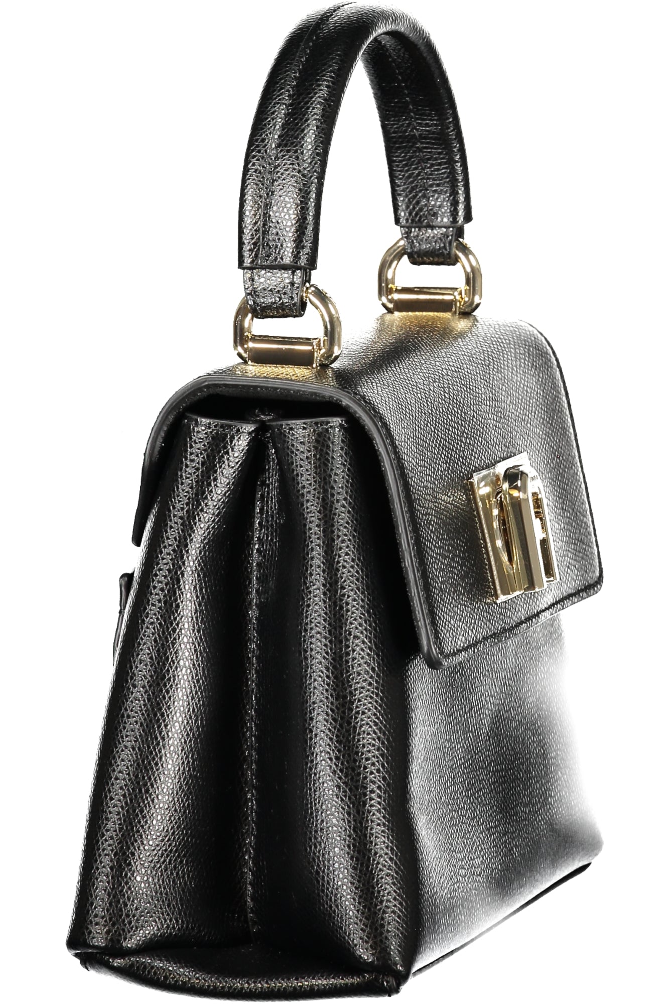 FURLA Damen-Tasche schwarz aus Leder – Elegante Handtasche für Herbst/Winter Schwarz