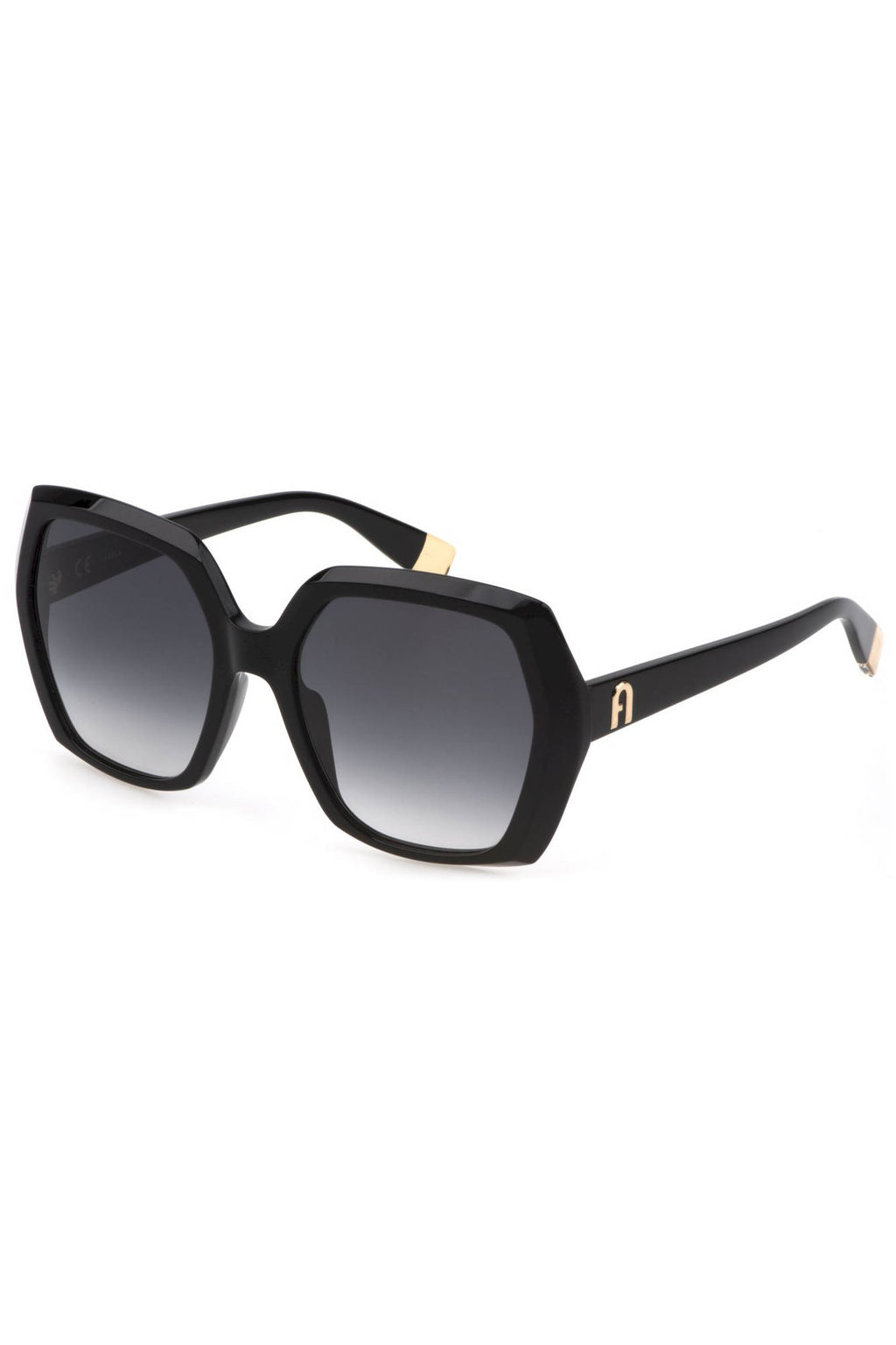 FURLA SCHWARZE DAMEN-SONNENBRILLE
