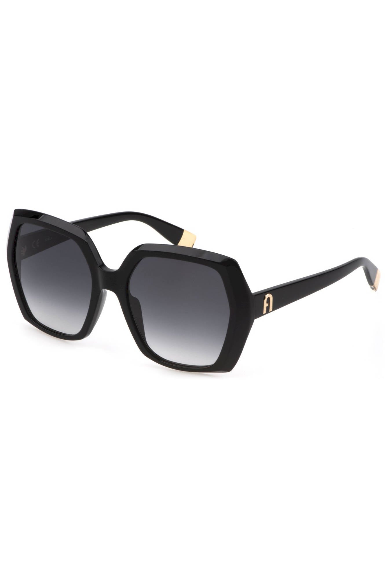 FURLA SCHWARZE DAMEN-SONNENBRILLE
