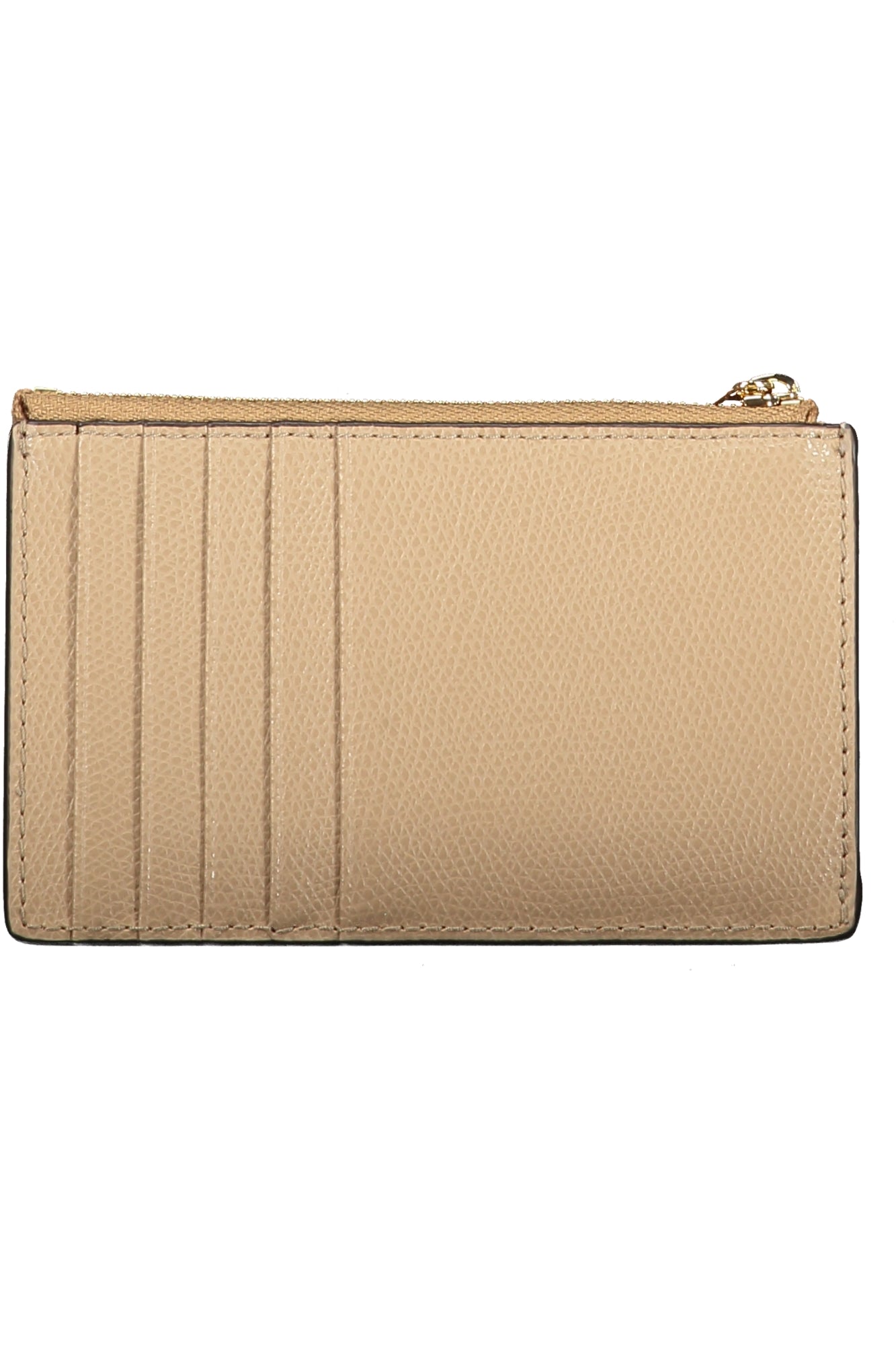 FURLA Damen-Geldbörse in Beige – Reißverschluss-Portemonnaie aus Leder Beige
